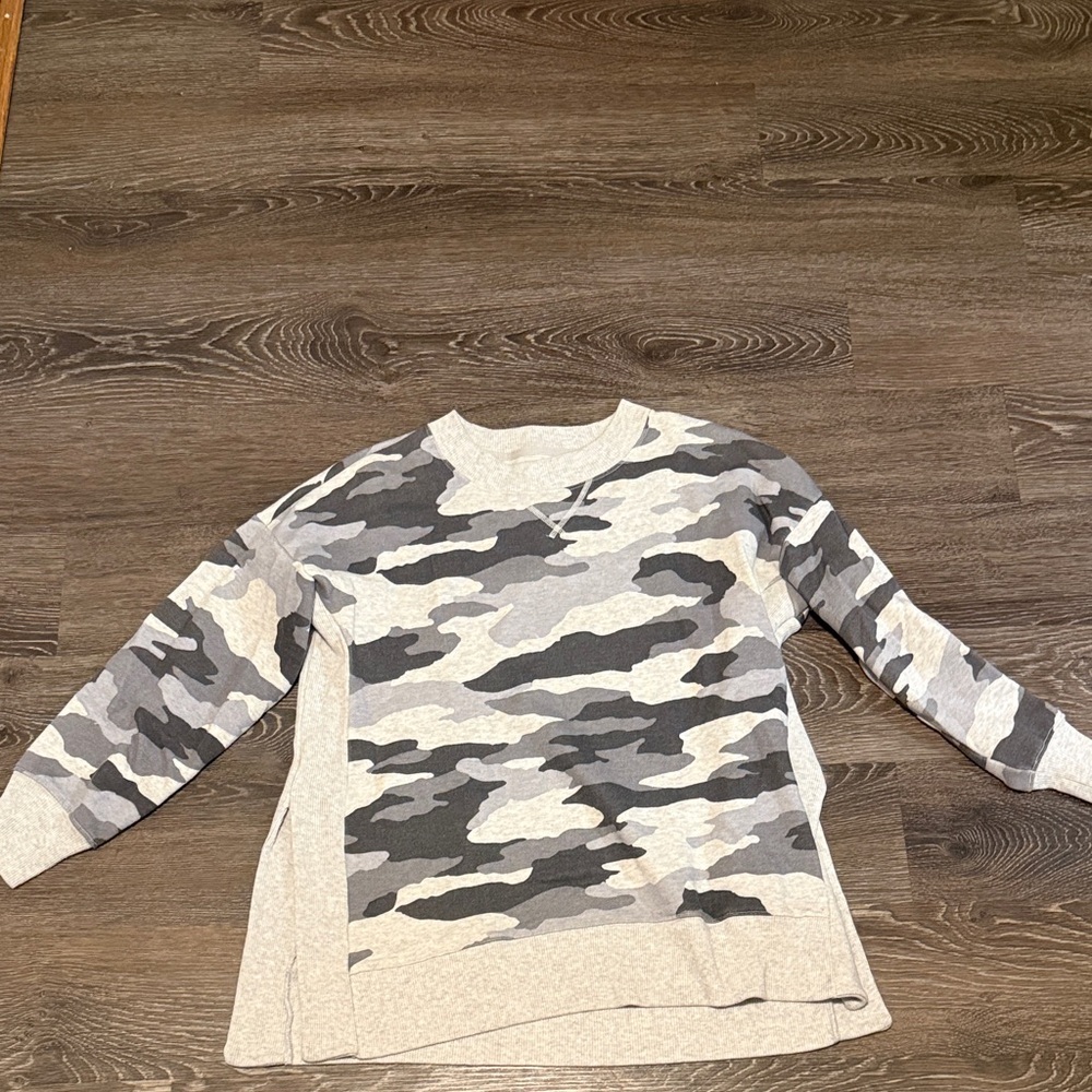 Aerie Gray Camouflage Sweatshirt